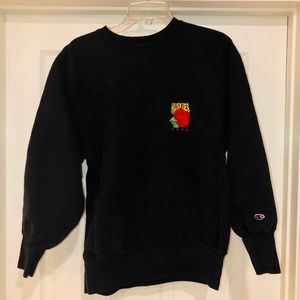 BLACK CHAMPION CREWNECK